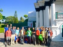 All competitors safe and sound at the Shanker Hotel Kathmandu